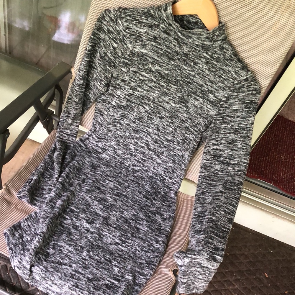 Knit BodyCon Heathered Mini-Dress